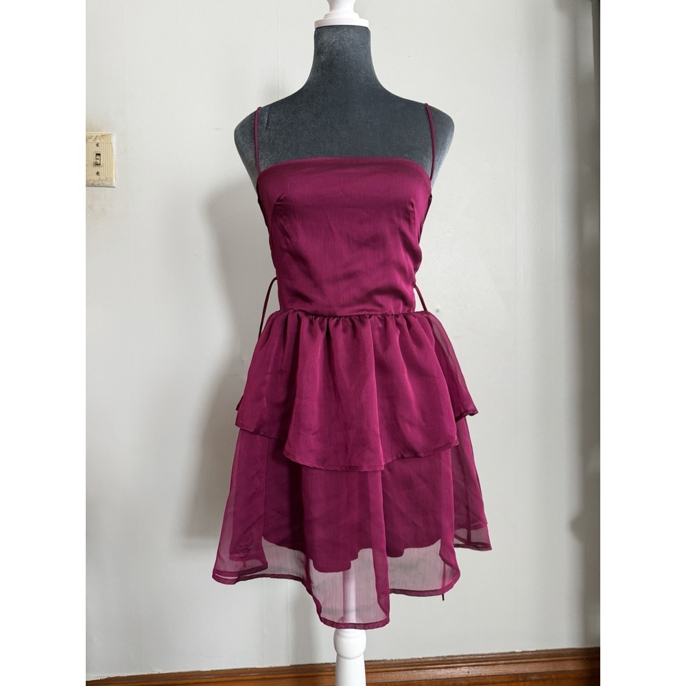 Lucy In The Sky Dainty Fairy Tulle Dress. Cross Back‎ Mini Chifon Party. Small